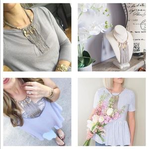 Stella and Dot Samar Fringe Necklace